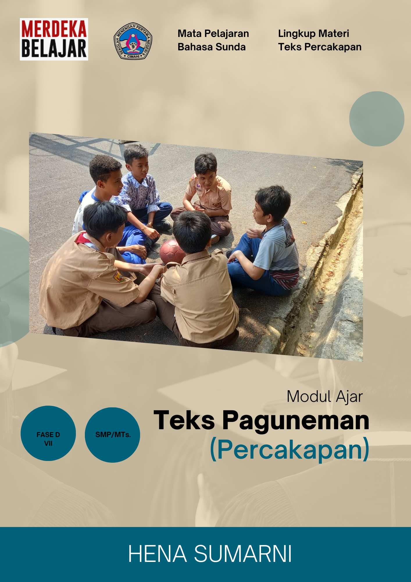 MODUL AJAR TEKS PAGUNEMAN (PERCAKAPAN) - Download Modul Ajar Bahasa Sunda