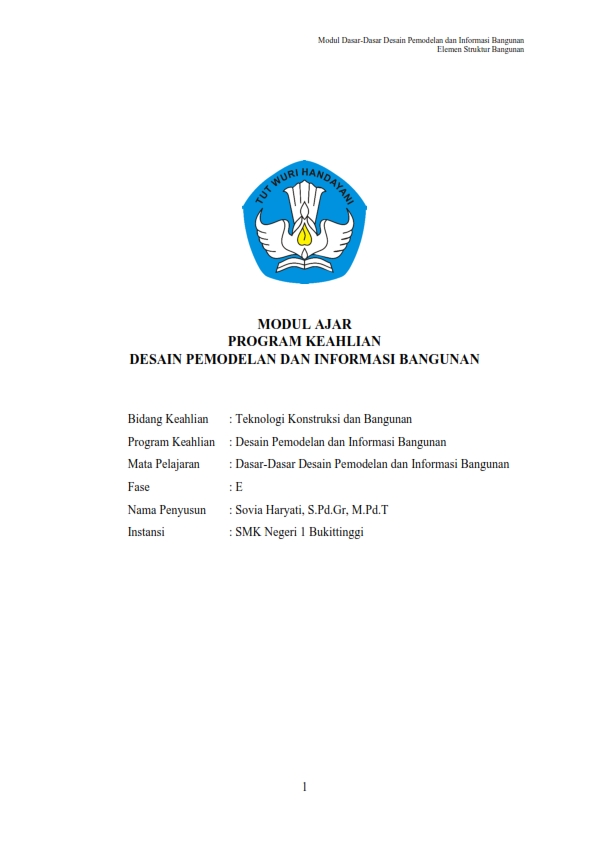 Perhitungan Statika Bangunan - Download Modul Ajar Dasar-dasar Desain ...