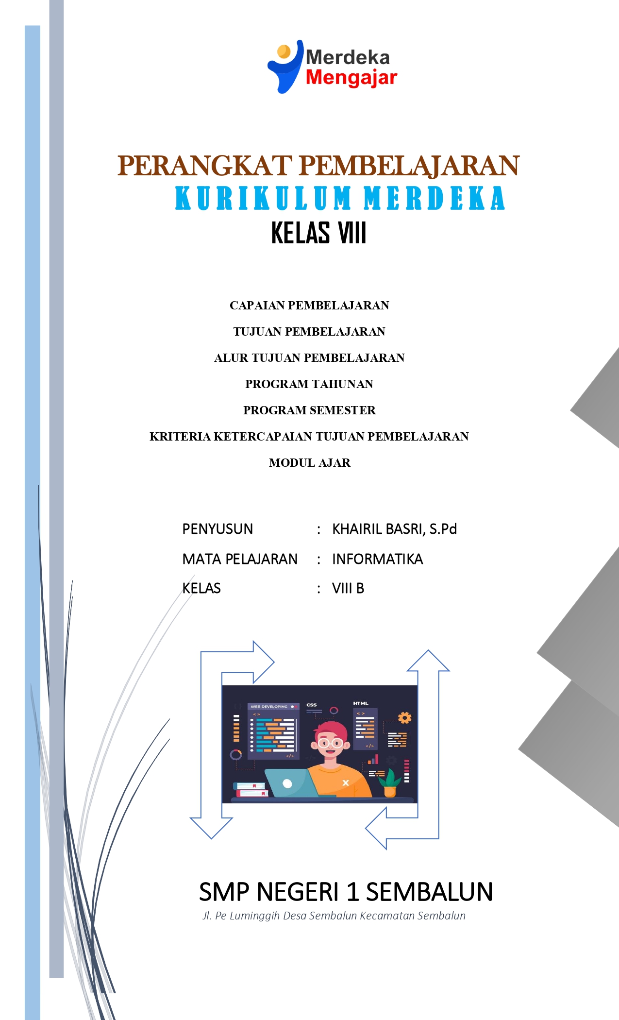 INFORMATIKA DAN PEMBELAJARANNYA - Download Modul Ajar Informatika