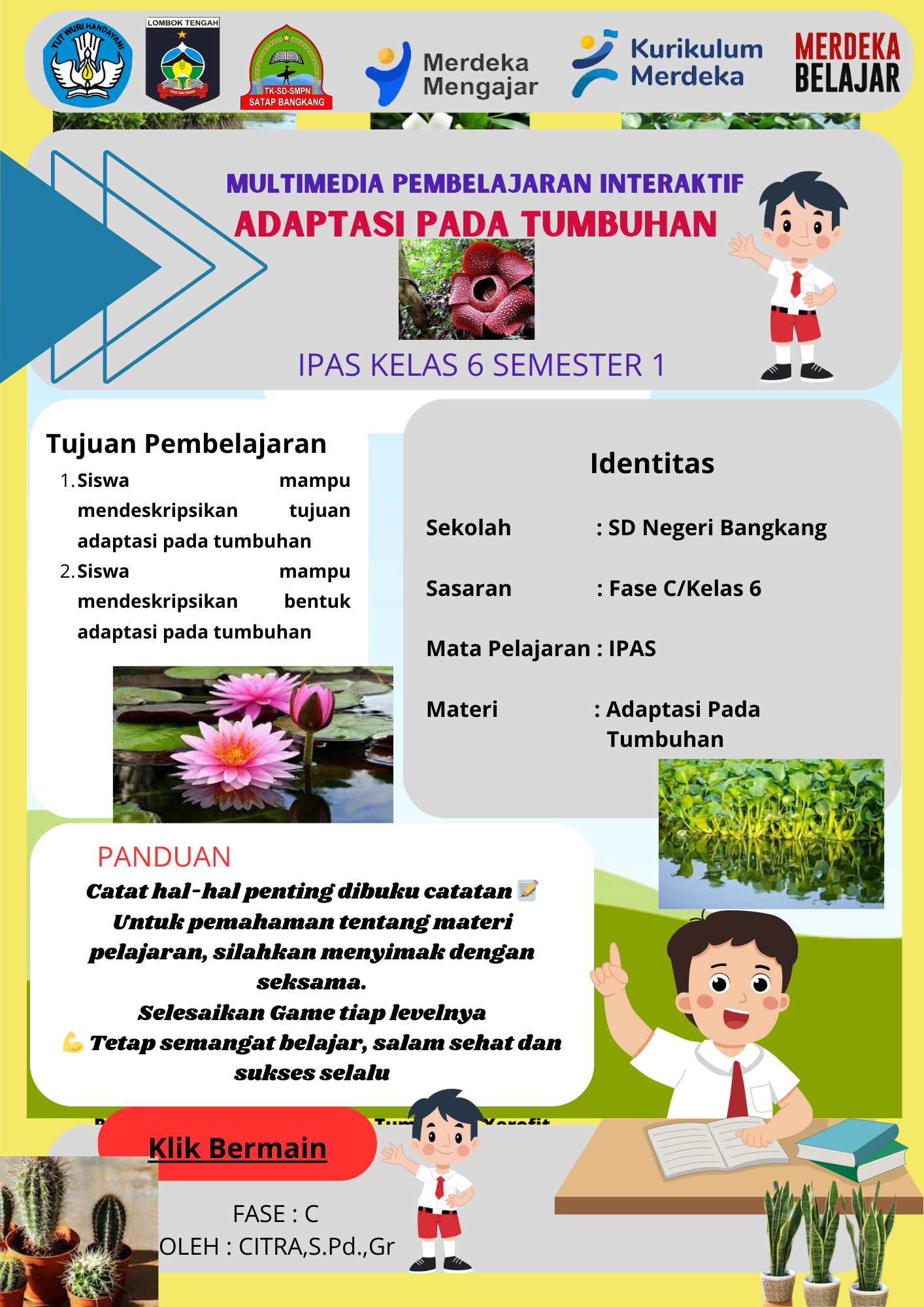 MULTIMEDIA INTERAKTIF : ADAPTASI PADA TUMBUHAN - Download Modul Ajar ...