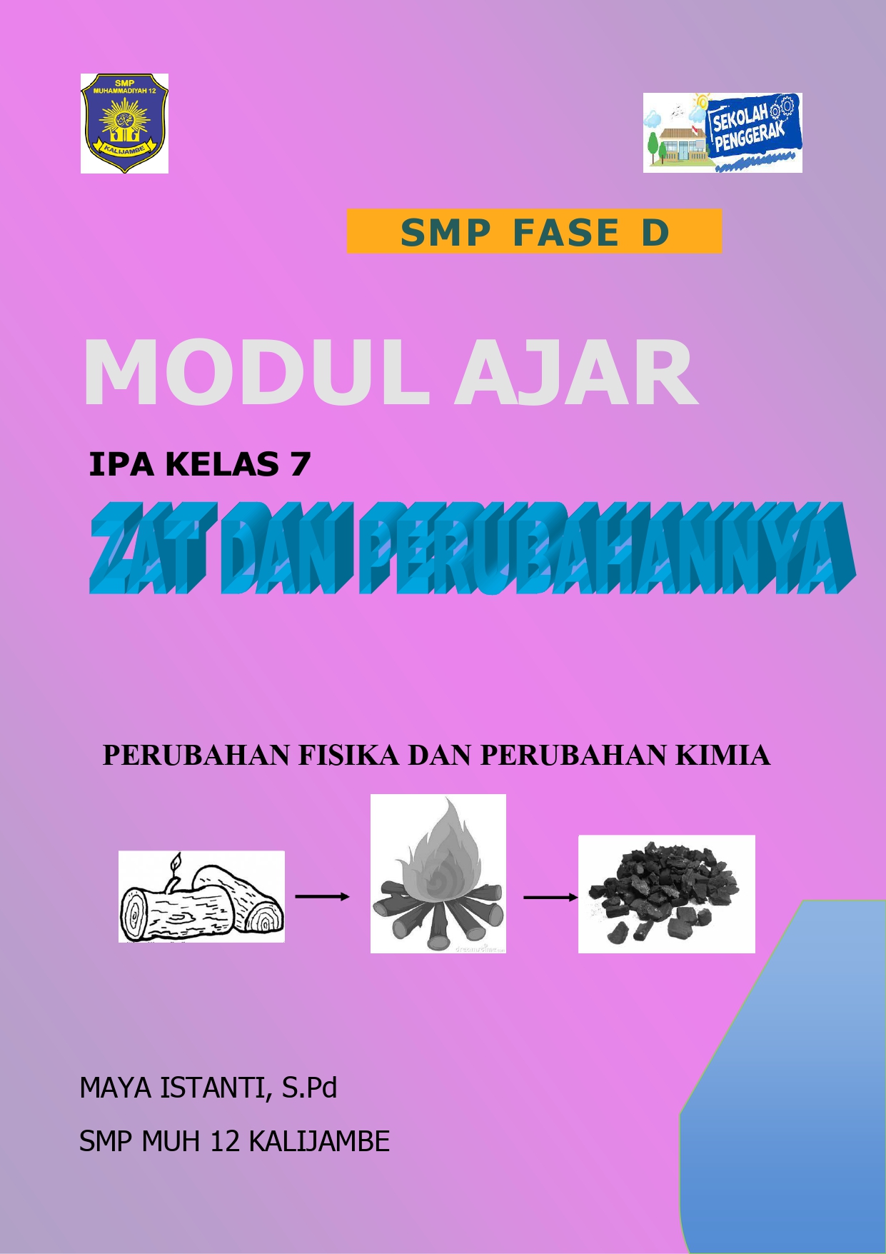 Modul Ajar Kelas 7 Perubahan Fisika Dan Perubahan Kimia Download Modul Ajar Ilmu Pengetahuan 3805